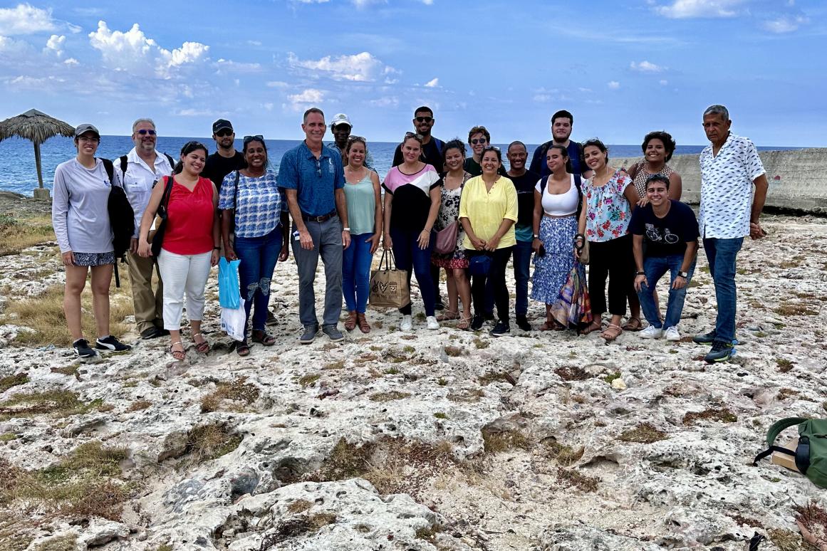 Nurdle Patrol group meeting in Cuba