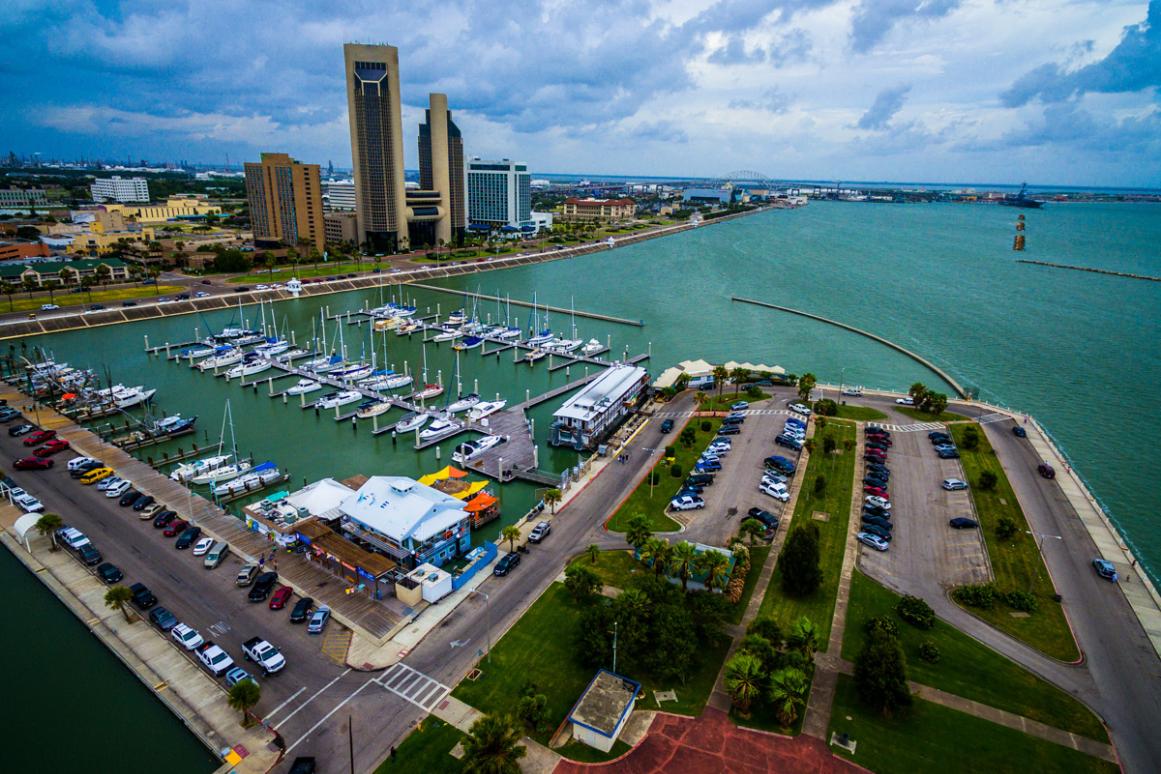 downtown Corpus Christi Texas